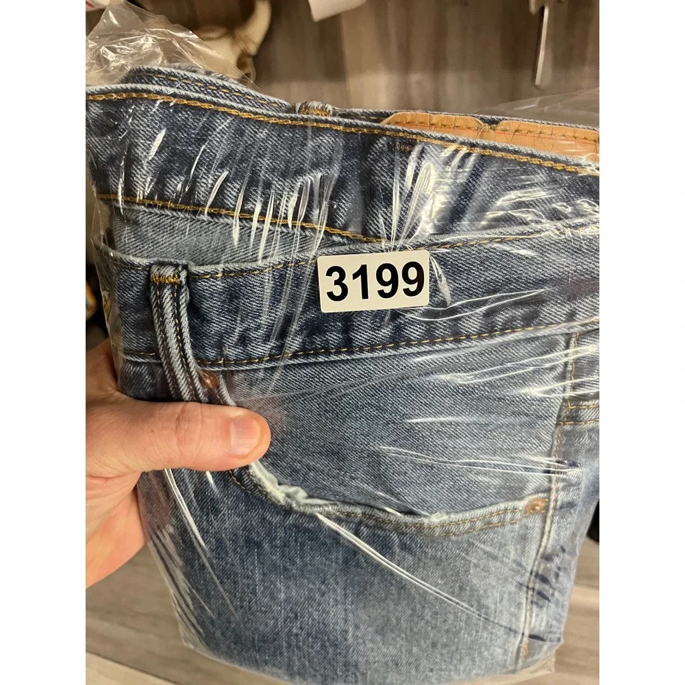 Levis 550 Relaxed Fit‎ Tapered Leg Jeans Mens 40/30 Medium Wash Blue Denim 3199